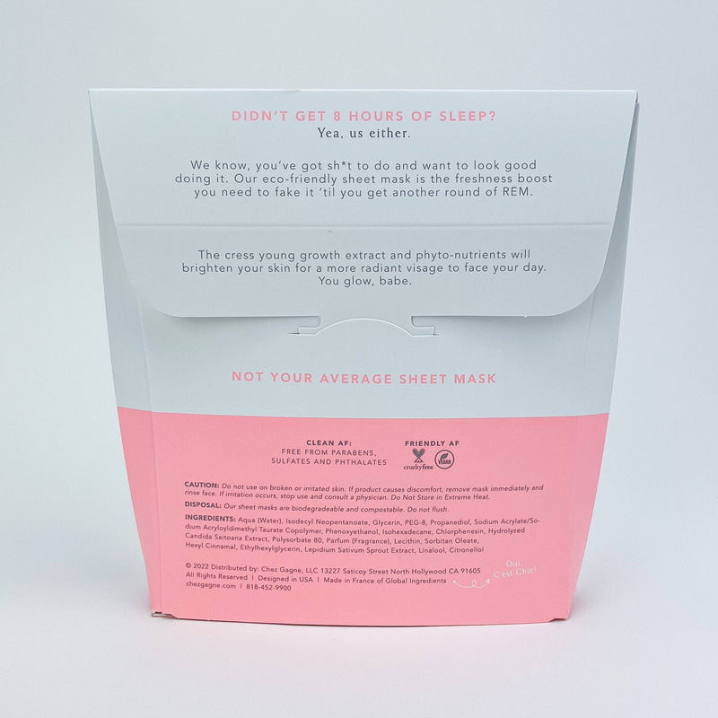 Glow the F*ck Up Facial Sheet Masks - Boxed Set of 3